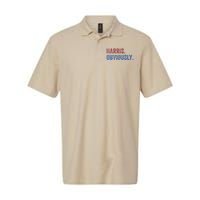 Harris. Obviously. A Vote For 2024 President Kamala Harris Softstyle Adult Sport Polo