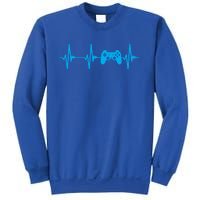 Heartbeat Of A Gamer Gift Gaming Funny Gift Gamer Gift Sweatshirt