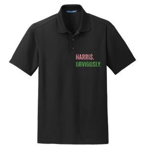 Harris Obviously A Vote For 2024 President Kamala Harris Dry Zone Grid Polo