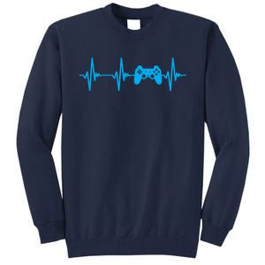 Heartbeat Of A Gamer Gaming Gamer Tall Sweatshirt