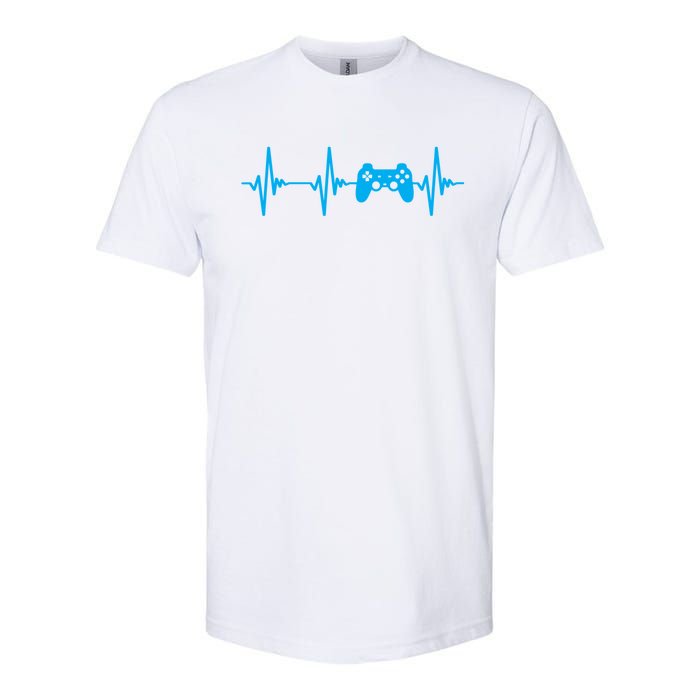 Heartbeat Of A Gamer Gaming Gamer Softstyle CVC T-Shirt