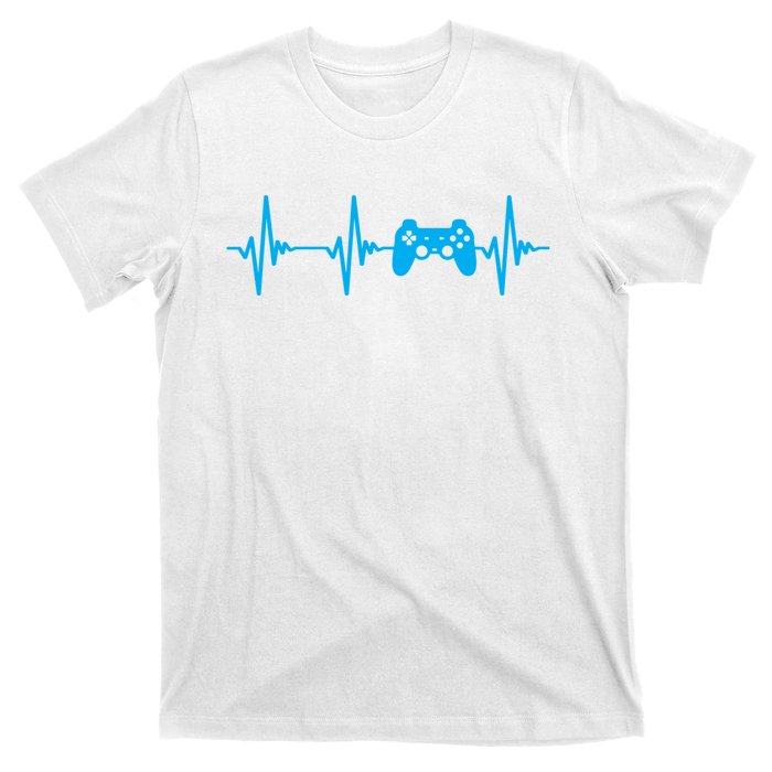 Heartbeat Of A Gamer Gaming Gamer T-Shirt