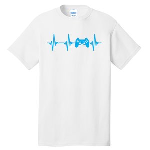 Heartbeat Of A Gamer Gaming Gamer Tall T-Shirt