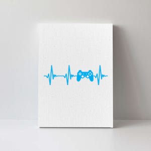 Heartbeat Of A Gamer Gaming Gamer Canvas