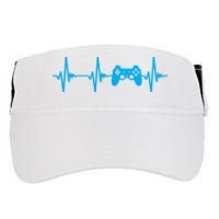 Heartbeat Of A Gamer Gaming Gamer Adult Drive Performance Visor