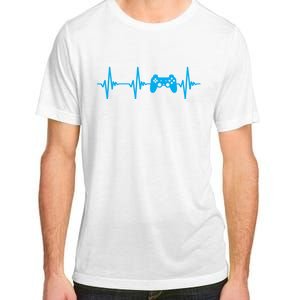 Heartbeat Of A Gamer Gaming Gamer Adult ChromaSoft Performance T-Shirt