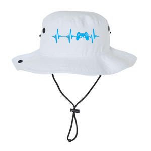 Heartbeat Of A Gamer Gaming Gamer Legacy Cool Fit Booney Bucket Hat