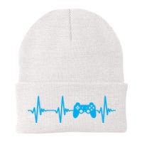 Heartbeat Of A Gamer Gaming Gamer Knit Cap Winter Beanie