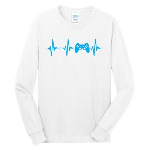 Heartbeat Of A Gamer Gaming Gamer Tall Long Sleeve T-Shirt