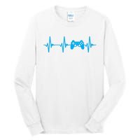 Heartbeat Of A Gamer Gaming Gamer Tall Long Sleeve T-Shirt