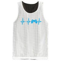 Heartbeat Of A Gamer Gaming Gamer Mesh Reversible Basketball Jersey Tank