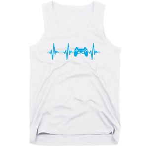 Heartbeat Of A Gamer Gaming Gamer Tank Top