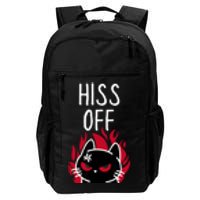 Hiss Off Angry Cat Funny Cat Daily Commute Backpack