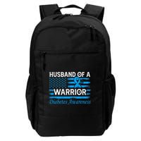 Husband of a Warrior Type 1 Diabetes Awareness Ribbon Backpack
