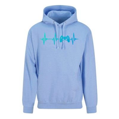 Heartbeat Of A Gamer Cute Gift Gamer Gift Cute Gift Unisex Surf Hoodie