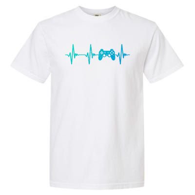 Heartbeat Of A Gamer Cute Gift Gamer Gift Cute Gift Garment-Dyed Heavyweight T-Shirt