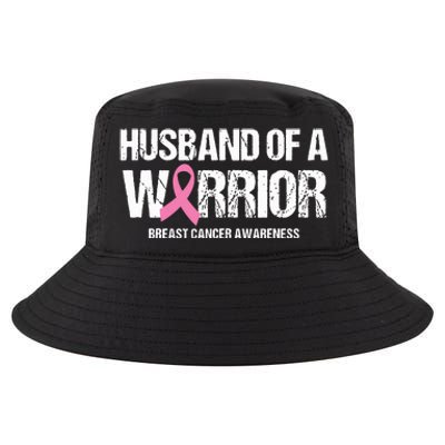 Husband Of A Warrior Support Breast Cancer Awareness Month Cool Comfort Performance Bucket Hat