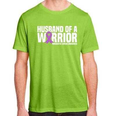 Husband Of A Warrior Pancreatic Cancer Awareness Gift Adult ChromaSoft Performance T-Shirt