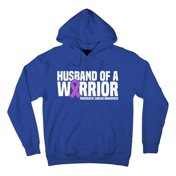 Husband Of A Warrior Pancreatic Cancer Awareness Gift Hoodie