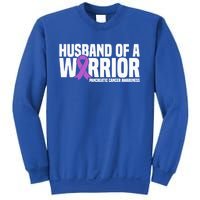 Husband Of A Warrior Pancreatic Cancer Awareness Gift Sweatshirt