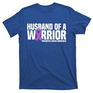 Husband Of A Warrior Pancreatic Cancer Awareness Gift T-Shirt