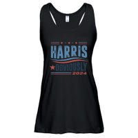 Harris Obviously A Vote For 2024 President Kamala Harris Ladies Essential Flowy Tank