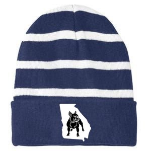 Hospital Owners Association Striped Beanie with Solid Band