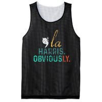 Harris Obviously. A Vote For 2024 Kamala Harris Mesh Reversible Basketball Jersey Tank