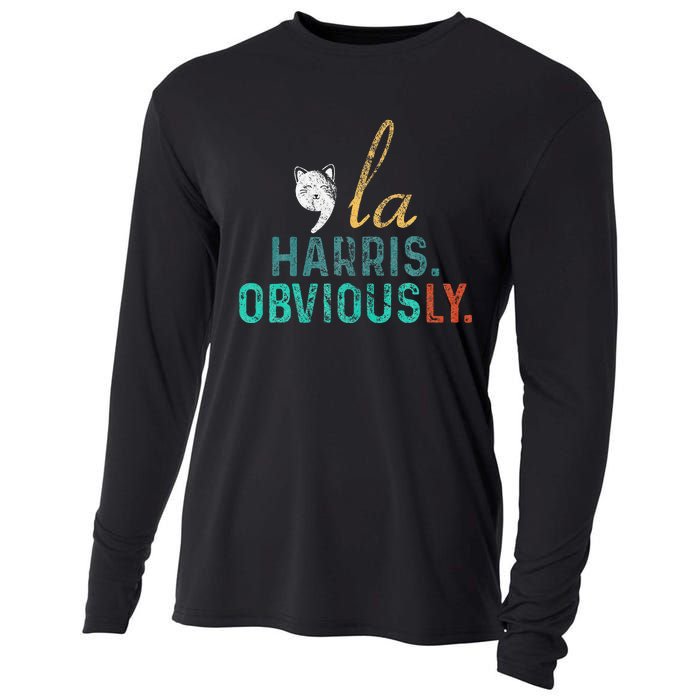 Harris Obviously. A Vote For 2024 Kamala Harris Cooling Performance Long Sleeve Crew