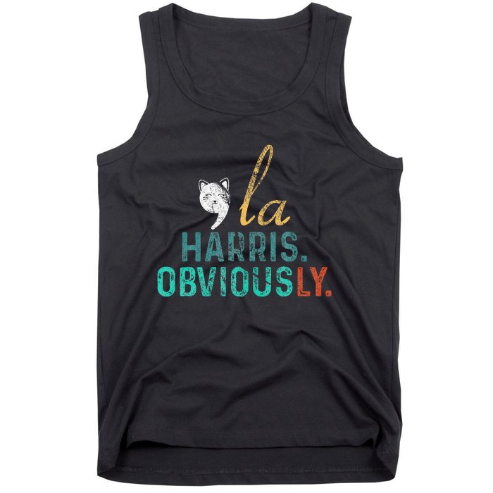 Harris Obviously. A Vote For 2024 Kamala Harris Tank Top