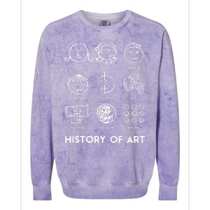 History Of Art For Teachers, Students Love Art Colorblast Crewneck Sweatshirt