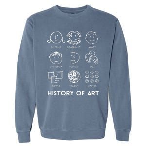 History Of Art For Teachers, Students Love Art Garment-Dyed Sweatshirt