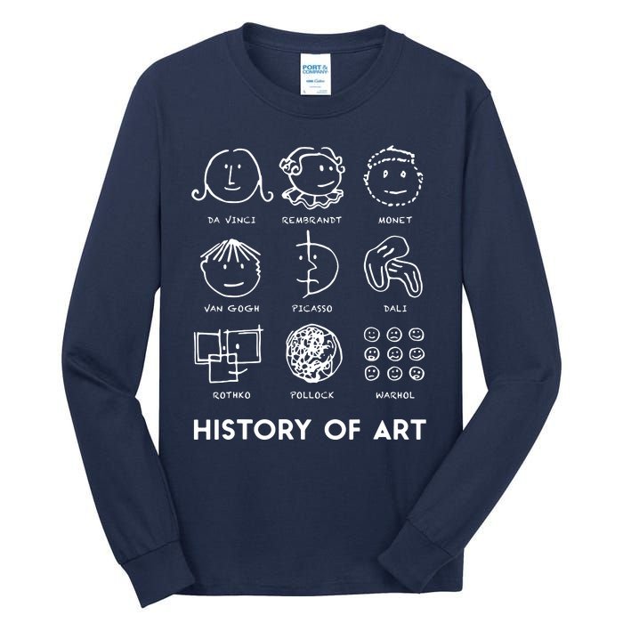 History Of Art For Teachers, Students Love Art Tall Long Sleeve T-Shirt