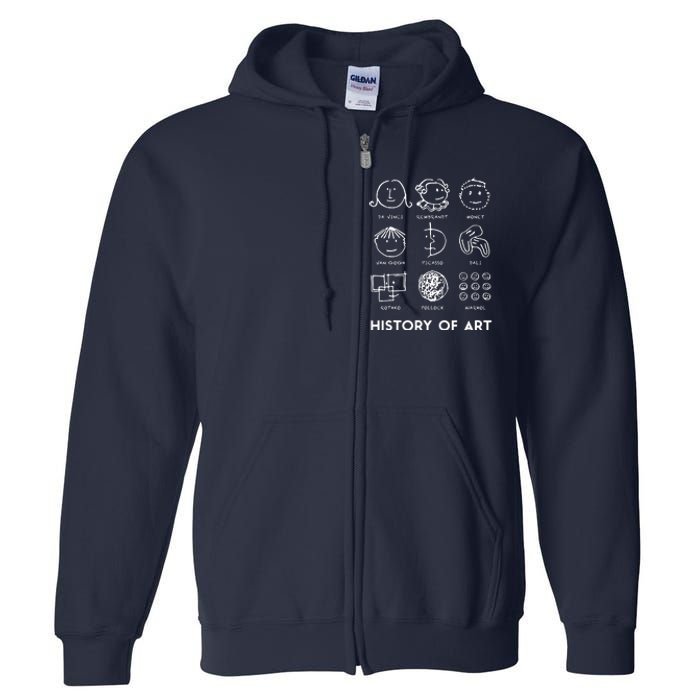 History Of Art For Teachers, Students Love Art Full Zip Hoodie