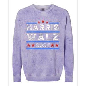 Harris. Obviously. A Vote For 2024 President Kamala Harris Colorblast Crewneck Sweatshirt