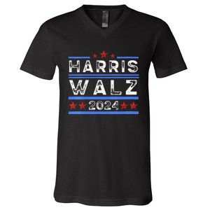 Harris. Obviously. A Vote For 2024 President Kamala Harris V-Neck T-Shirt