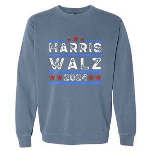 Harris. Obviously. A Vote For 2024 President Kamala Harris Garment-Dyed Sweatshirt