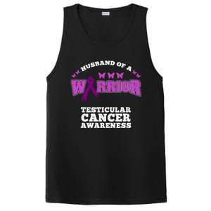 Husband Of A Warrior Testicular Cancer Awareness Great Gift PosiCharge Competitor Tank