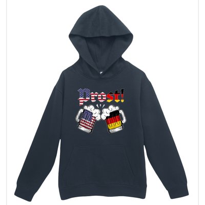 Happy Oktoberfest American German Munich Flag Prost Urban Pullover Hoodie