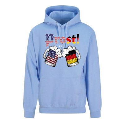 Happy Oktoberfest American German Munich Flag Prost Unisex Surf Hoodie