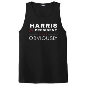 Harris Obviously A Vote For 2024 President Kamala Harris PosiCharge Competitor Tank