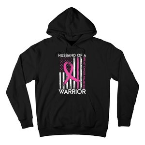 Husband Of A Warrior Breast Cancer Awareness  Support Squad Hoodie