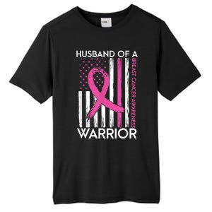 Husband Of A Warrior Breast Cancer Awareness  Support Squad Tall Fusion ChromaSoft Performance T-Shirt