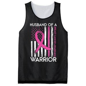 Husband Of A Warrior Breast Cancer Awareness  Support Squad Mesh Reversible Basketball Jersey Tank