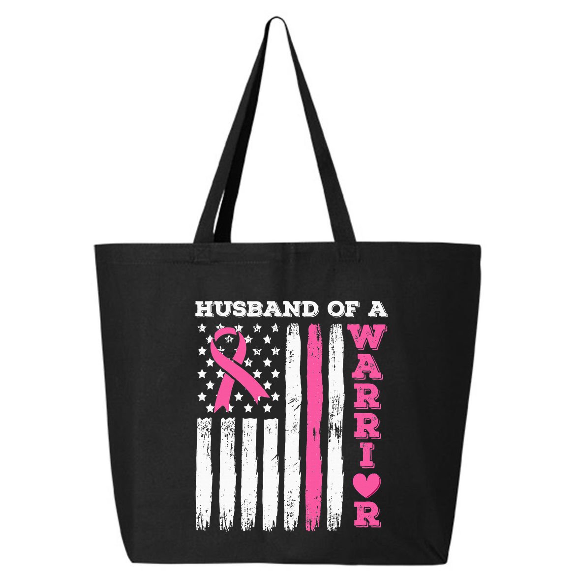 Husband Of A Warrior Breast Cancer Awareness 25L Jumbo Tote