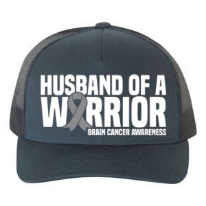 Husband Of A Warrior Grey Ribbon Brain Cancer Awareness Funny Gift Yupoong Adult 5-Panel Trucker Hat