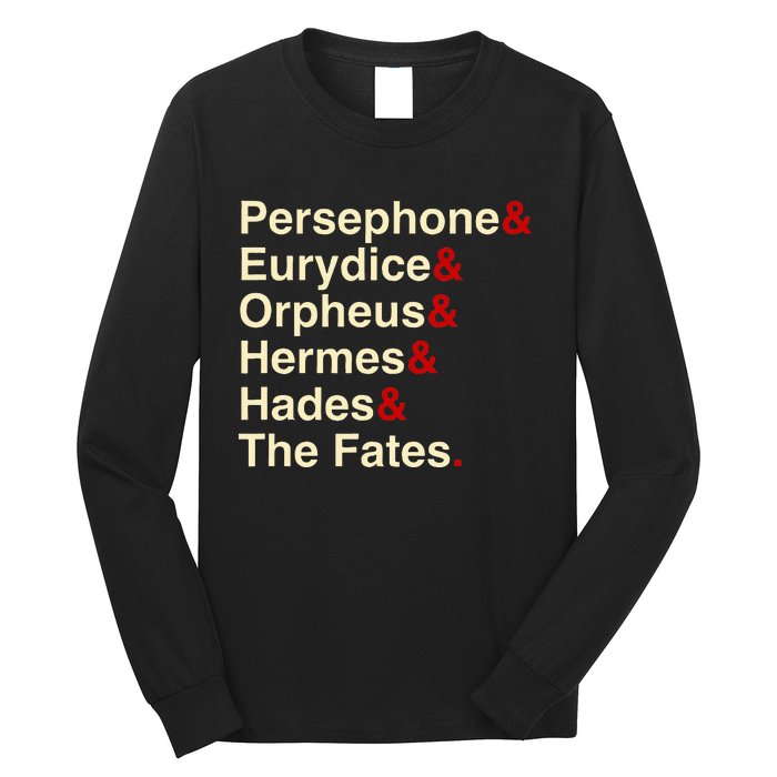 Hades Orpheus And Eurydice Musical Theatre Long Sleeve Shirt