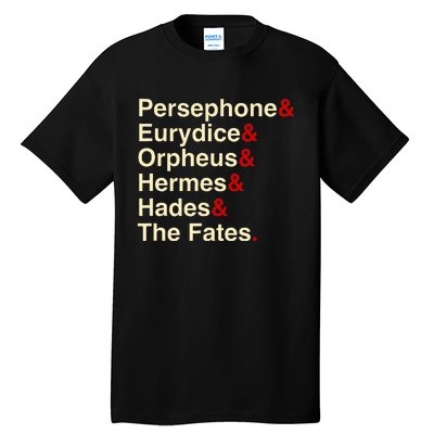 Hades Orpheus And Eurydice Musical Theatre Tall T-Shirt