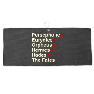 Hades Orpheus And Eurydice Musical Theatre Large Microfiber Waffle Golf Towel