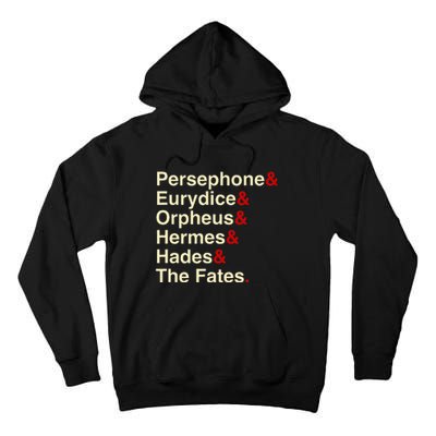 Hades Orpheus And Eurydice Musical Theatre Tall Hoodie